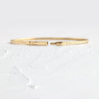 14k Solid Gold Round Shaped Lab Grown Tennis Wisp Bracelet - JBR Jeweler