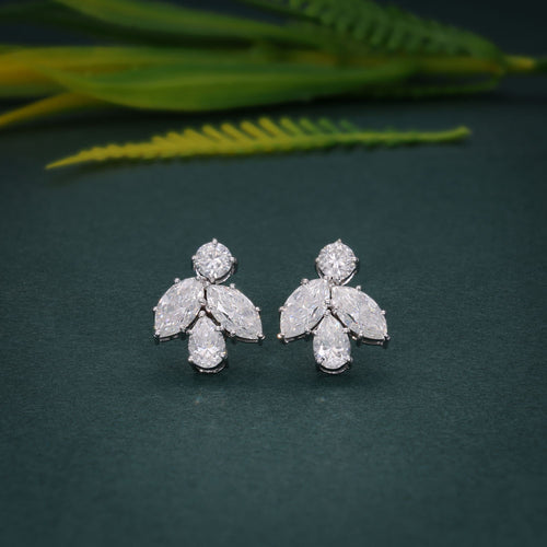 14k Gold Lab-Grown Pear & Marquise Diamond Earrings - JBR Jeweler