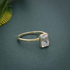 Classic Bezel Set Emerald Lab Grown Diamond Engagement Ring - JBR Jeweler