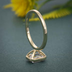 Classic Bezel Set Emerald Lab Grown Diamond Engagement Ring - JBR Jeweler