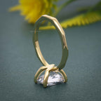 Squared edges Radiant Lab Grown Diamond Solitaire Ring - JBR Jeweler