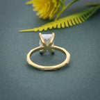 Squared edges Radiant Lab Grown Diamond Solitaire Ring - JBR Jeweler