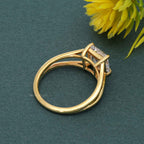 Split Shank Princess Cut Lab Grown Diamond Solitaire Ring - JBR Jeweler