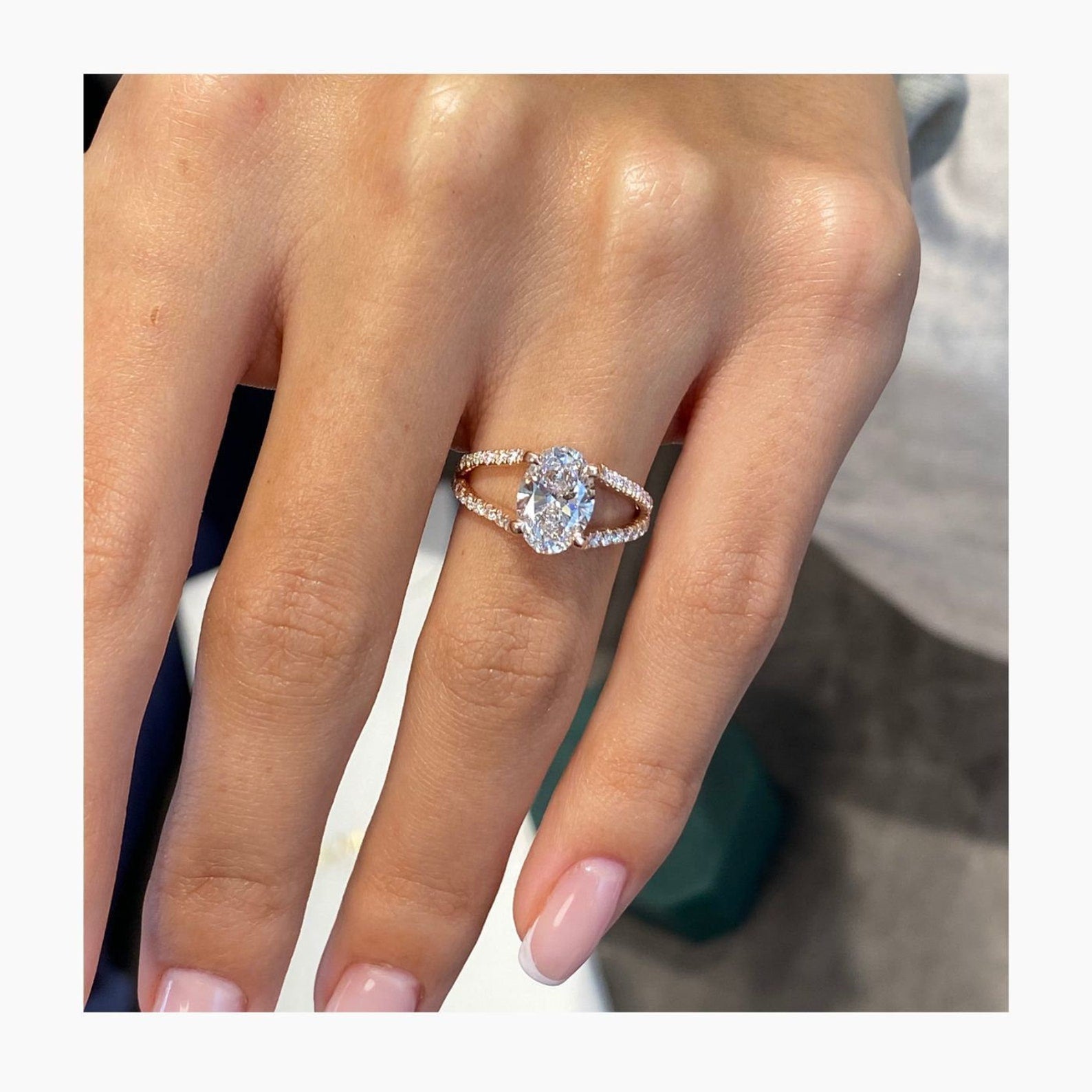 14k Rose Gold Lab Diamond Engagement Ring – 2.55 Ct