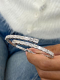 1.35 Ct Lab Diamond Eternity Ring in 14k White Gold
