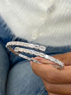 1.35 Ct Lab Diamond Eternity Ring in 14k White Gold