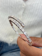 Unique 1.35 Ct Eternity Ring with Lab Diamonds