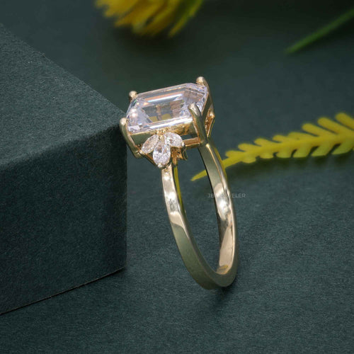 Vintage Emerald Lab Grown Ring 1.5 CT