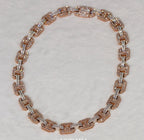 15 MM Round and Baguette Moissanite Diamond Cuban link Hip Hop Rapper chain - JBR Jeweler