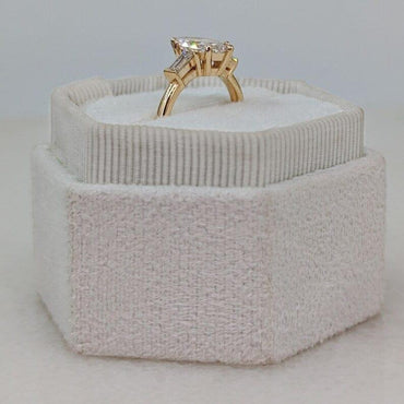 1CT Marquise Cut Lab-Grown Diamond Six Prong Engagement Ring - JBR Jeweler