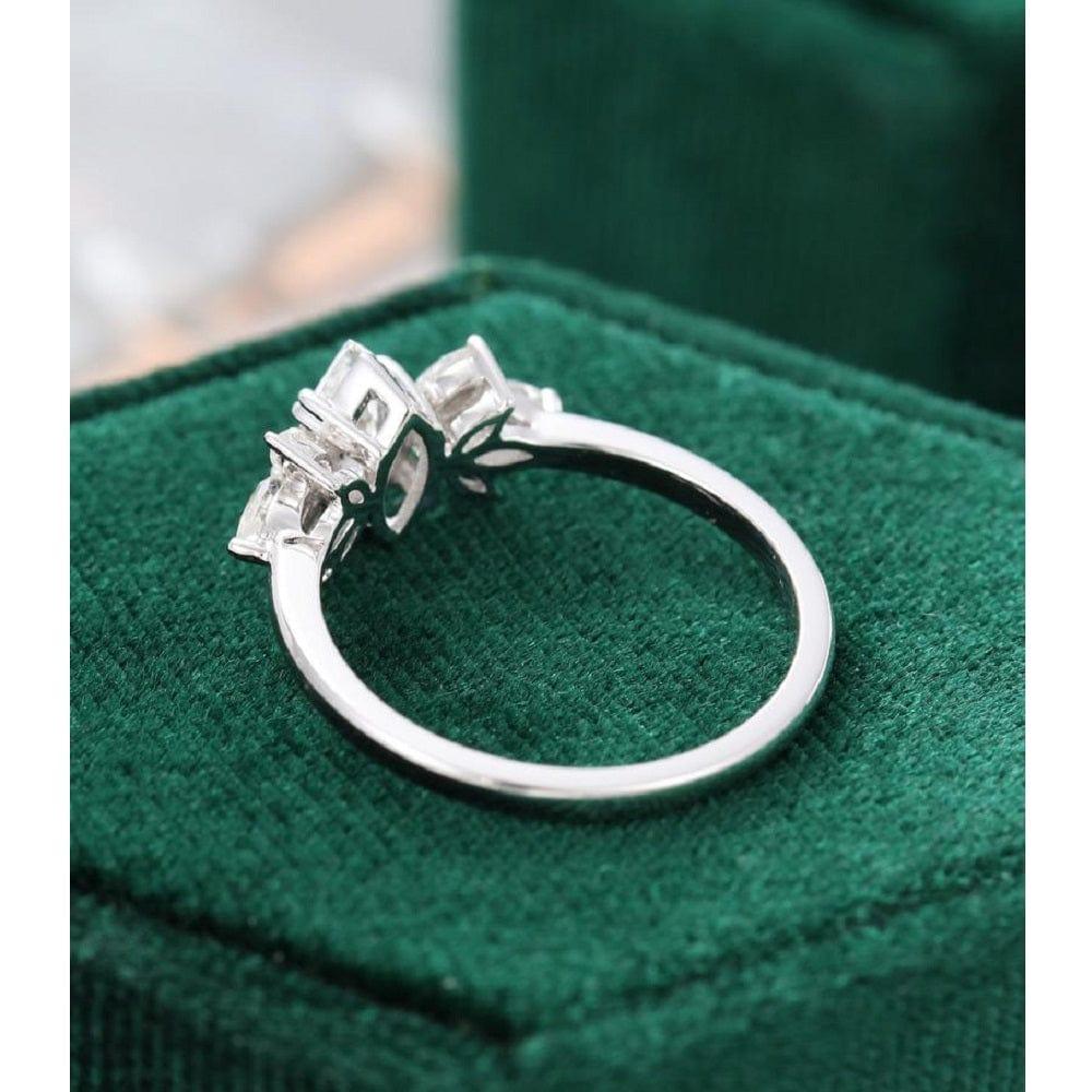 1CT Marquise Cut Moissanite Bridal Engagement Ring Anniversary Gift - JBR Jeweler