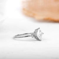 1CT Princess Cut Lab-Grown Diamond Basket Engagement Ring - JBR Jeweler