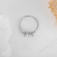 1CT Princess Cut Lab-Grown Diamond Basket Engagement Ring - JBR Jeweler