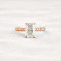 1CT Radiant Cut Lab-Grown Diamond Full Stacking Engagement Ring - JBR Jeweler