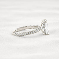 1CT Radiant Cut Lab-Grown Diamond Full Stacking Engagement Ring - JBR Jeweler