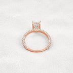 1CT Radiant Cut Lab-Grown Diamond Full Stacking Engagement Ring - JBR Jeweler