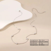 14kt Mini Cute Luxury Artificial Clover Lab Grown Diamond Necklace