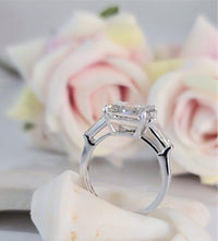 2.00Ct Asscher Shaped Lab Grown Diamond Engagement Ring - JBR Jeweler