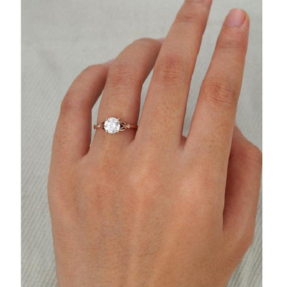 2.00Ct Brilliant Round Cut White Moissanite Engagement Ring For Women - JBR Jeweler