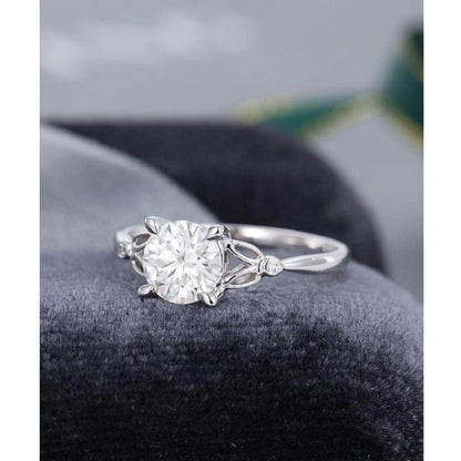 2.00Ct Brilliant Round Cut White Moissanite Engagement Ring For Women - JBR Jeweler