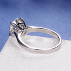 2.00CT Solitaire Round Cut White Gold Traditional Moissanite Engagement Wedding Ring - JBR Jeweler