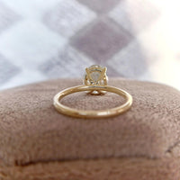 2 CT Oval Cut Solitaire Lab-Grown Diamond Engagement Ring - JBR Jeweler