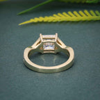 2.00CT Princess Cut Twist Moissanite Engagement Ring - JBR Jeweler