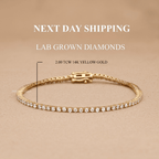 2.00 TCW Lab Grown Diamond Tennis Bracelet  14K Gold
