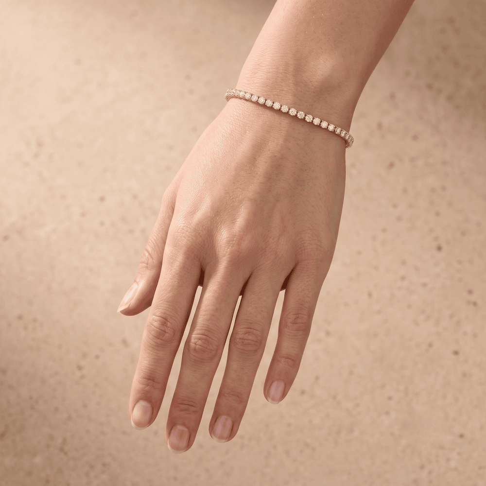 2.00 TCW Lab Grown Diamond Tennis Bracelet  14K Gold