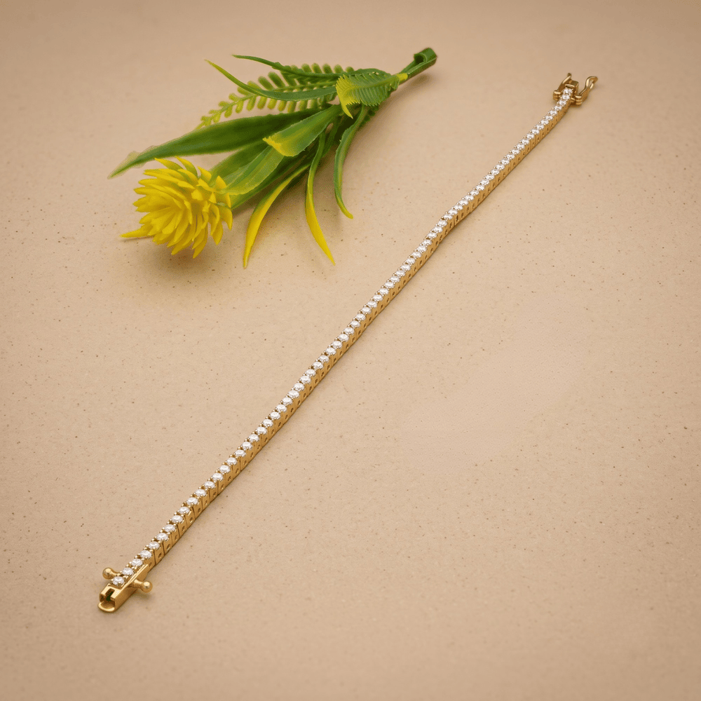 2.00 TCW Lab Grown Diamond Tennis Bracelet  14K Gold