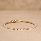 2.00 TCW Lab Grown Diamond Tennis Bracelet  14K Gold