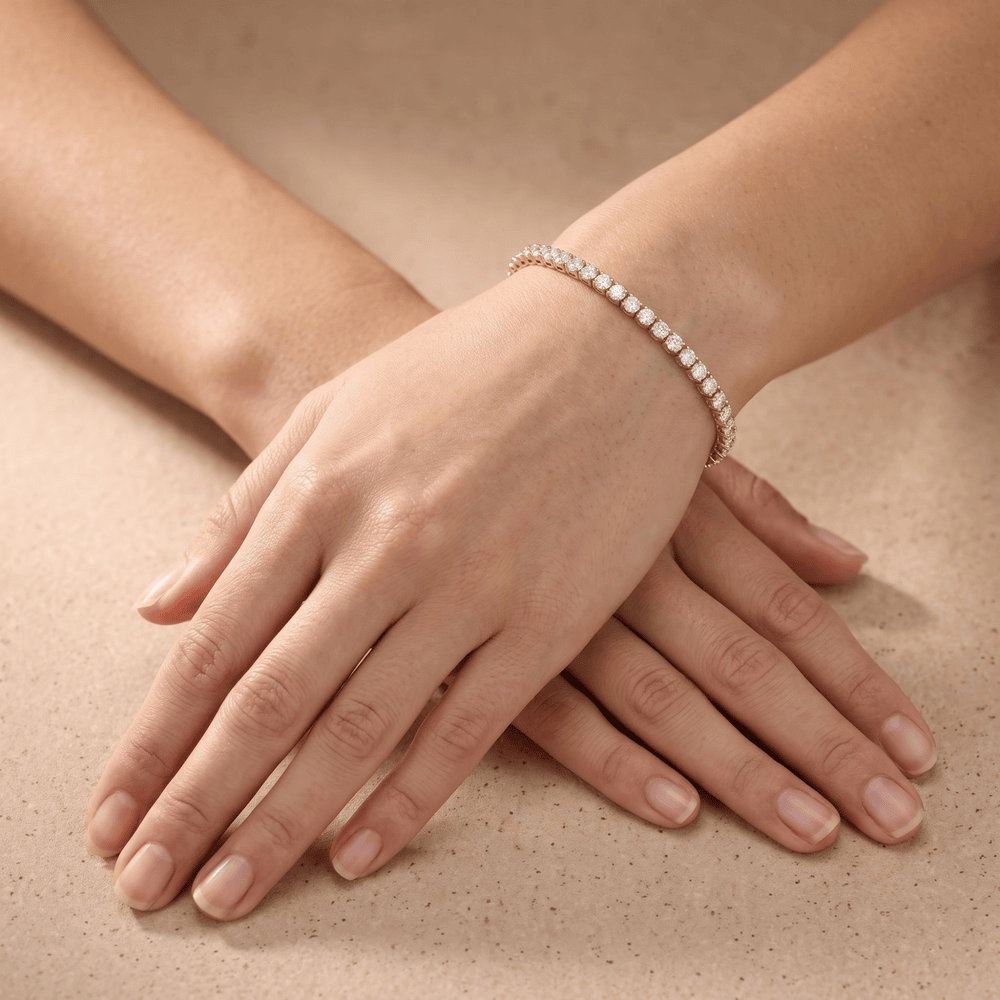 2.00 TCW Lab Grown Diamond Tennis Bracelet  14K Gold