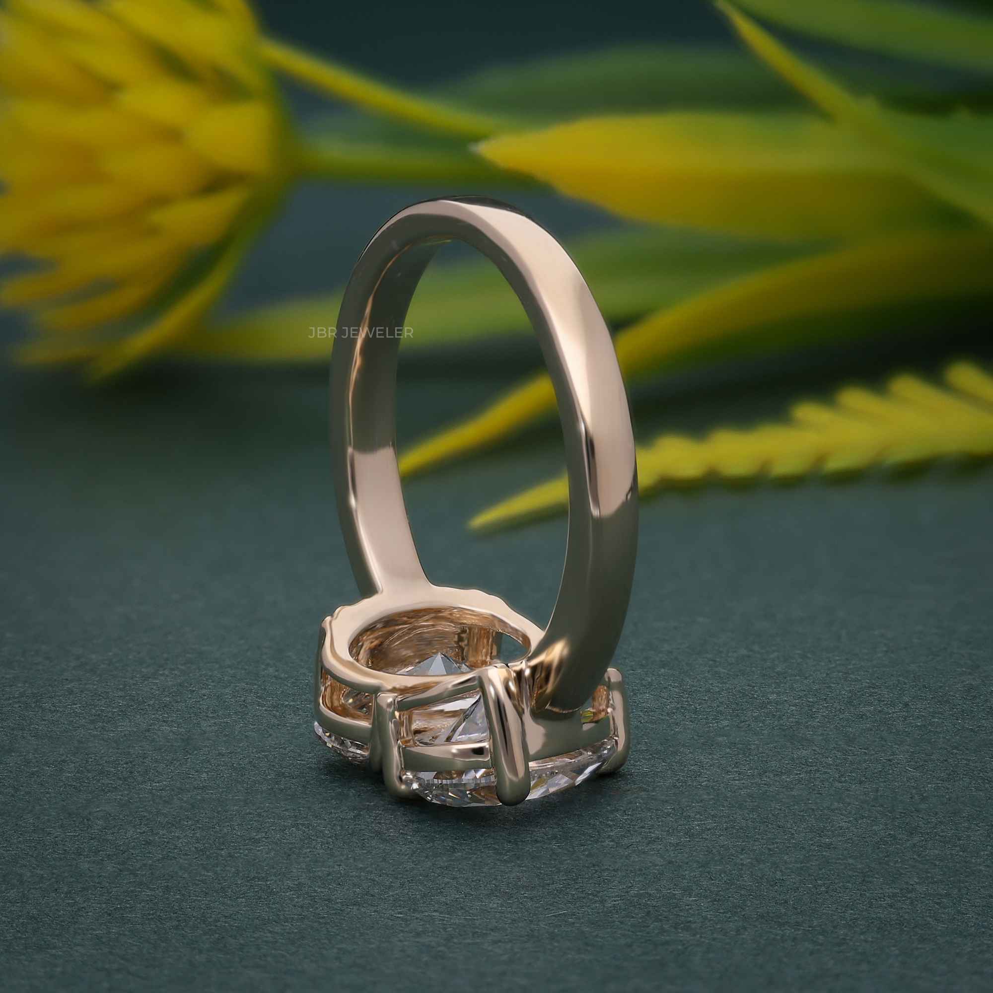 Modern Toi et Moi Ring with 2.00 CT Lab-Grown Diamonds