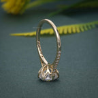 Sparkling 2.0CT Lab Grown Floral Engagement Ring