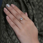 Floral Six Prong 2.0CT Round Lab Grown Diamond Ring