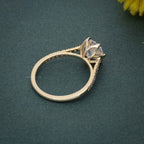 JBR’s 2.0CT Lab Grown Round Six Prong Diamond Ring