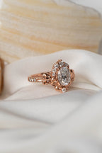 Ethical Engagement Ring – 2.20 CT Lab Diamond Halo