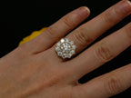 2.60 CT Vintage Halo Lab-Grown Diamond Engagement Ring