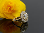 2.60 CT Lab-Grown Diamond Vintage Halo Ring