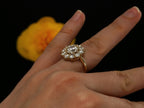 2.60 CT Halo Style Lab-Grown Diamond Engagement Ring