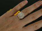 2.60 CT Lab-Grown Diamond Halo Ring in Vintage Style