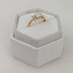 2CT Oval Cut Side Marquise Lab-Grown Diamond Engagement Ring - JBR Jeweler