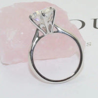 2Ct Pear Cut Lab Grown-CVD Diamond Solitaire Engagement Ring - JBR Jeweler