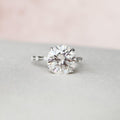 2CT Round Cut Lab Grown Diamond Solitaire Engagement Ring - JBR Jeweler