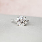 2CT Round Cut Lab Grown Diamond Solitaire Engagement Ring - JBR Jeweler
