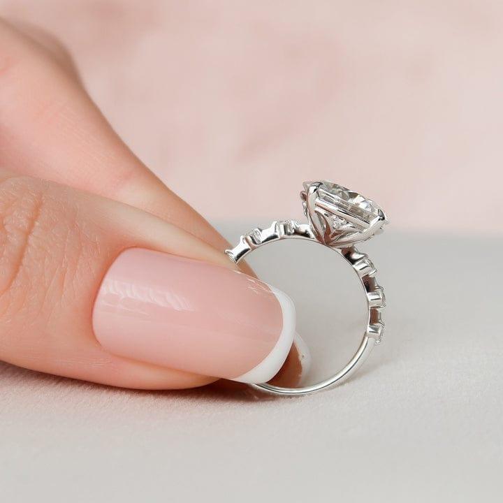 2CT Round Cut Lab Grown Diamond Solitaire Engagement Ring - JBR Jeweler