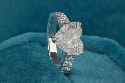 3.50CT Heart Lab-Grown Diamond Solitaire Engagement Ring - JBR Jeweler