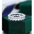 3.60CT Full Eternity Oval Cut Unique Wedding Band Gift - JBR Jeweler