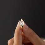 3.00 Ct Asscher Cut Lab Grown Diamond Engagement Ring JBR Jeweler