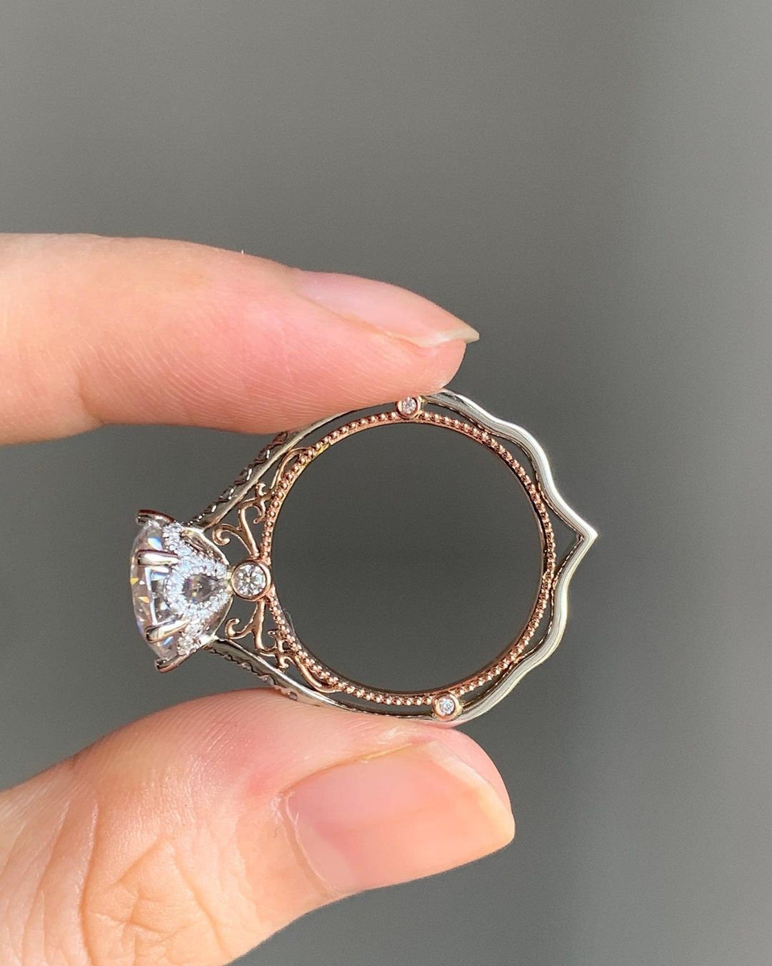 3.00 CT lab diamond ring made for heartfelt promises